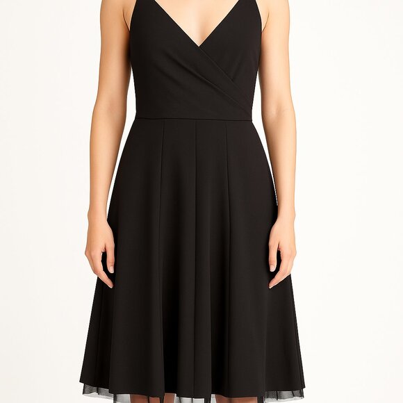short sleeve black dress With Sleeves upload-20260727 My Actual Bust is:44
